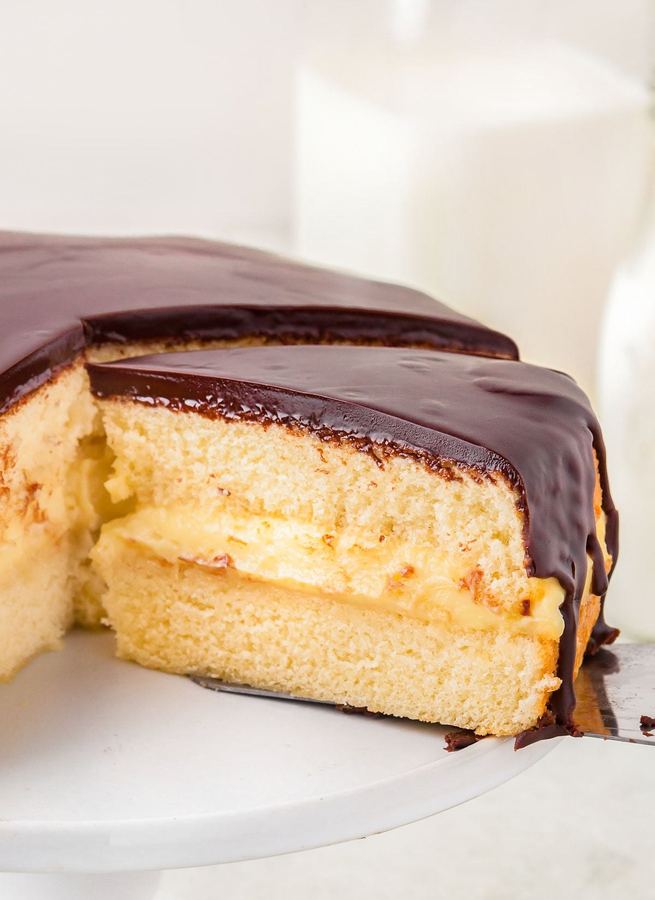 Boston cream pie in Boston