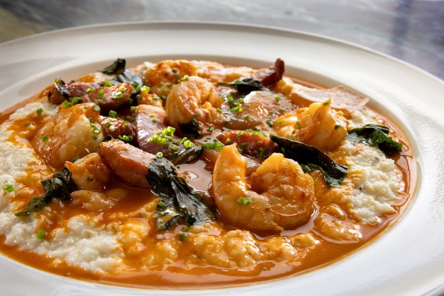 Shrimp and Grits in Charleston