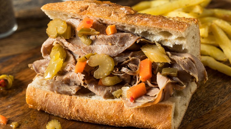 Italian Beef Sandwich in Chicago