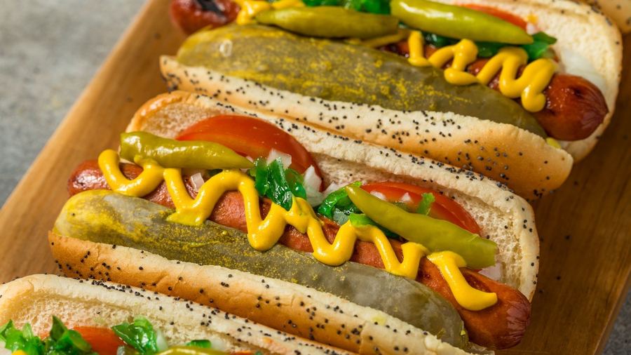 Chicago-Style Hot Dog in Chicago