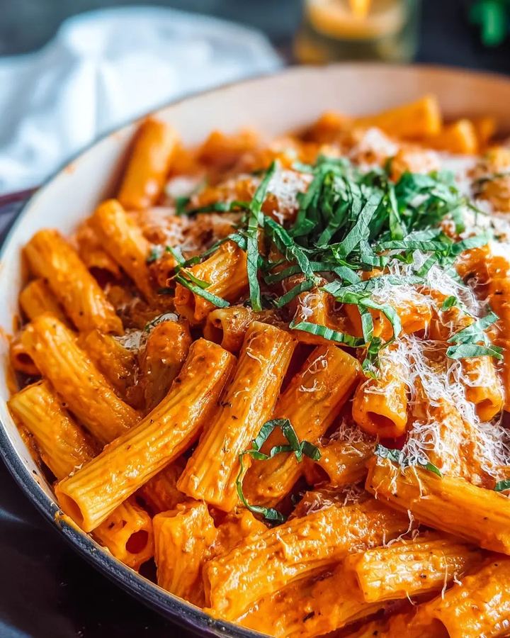 Spicy rigatoni vodka in Las Vegas