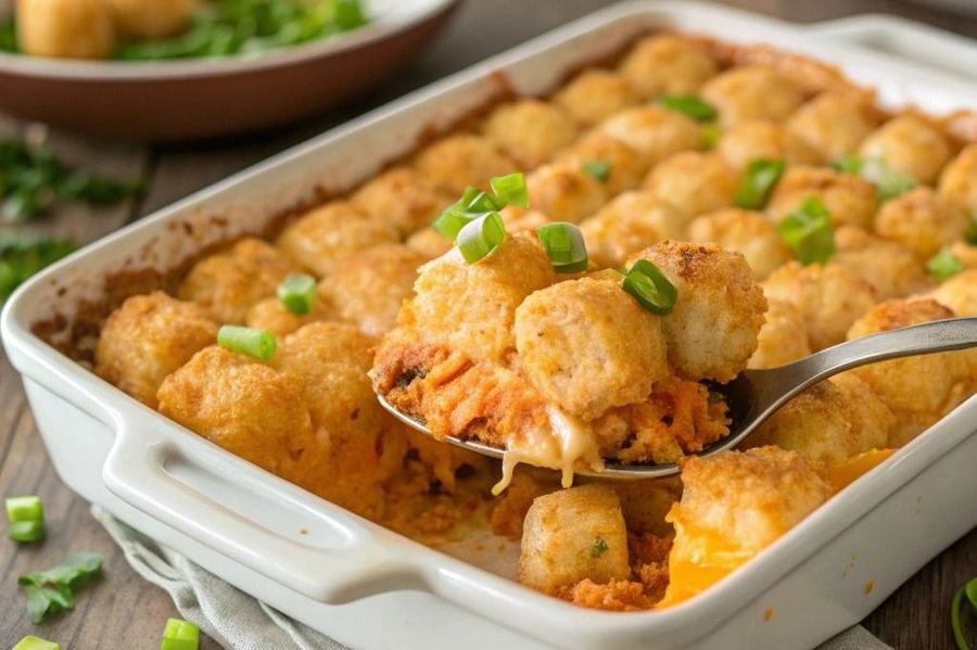 Tater Tot Hotdish in Minneapolis