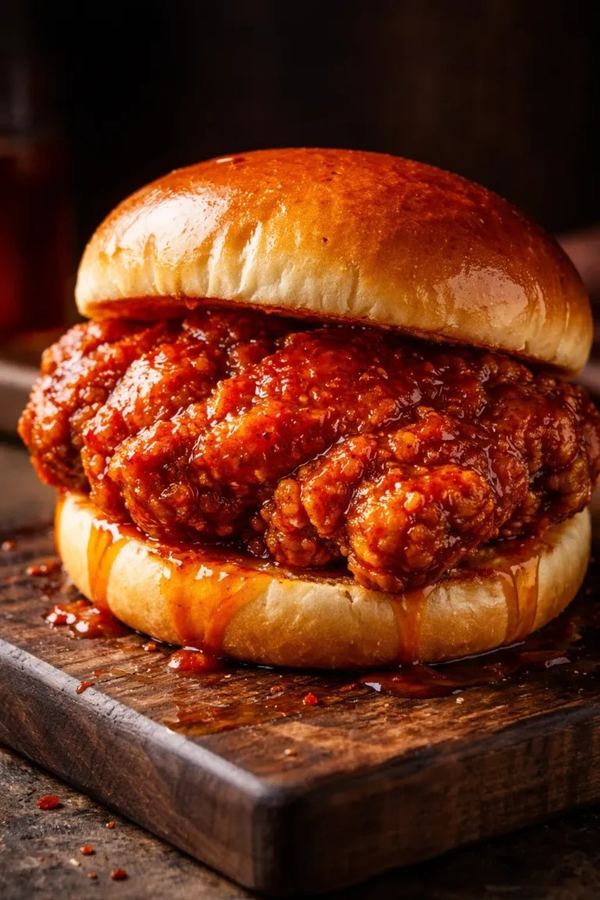 Nashville hot chicken in Nashville