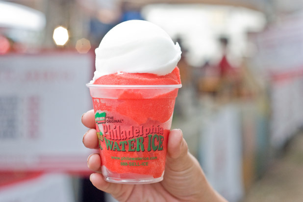 Water ice in Philadelphia
